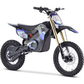 Mototec 48v Pro Electric Dirt Bike 1600w Lithium Blue