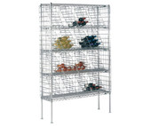 Efficient  Wine Storage Solution: 16-Case Metro Super Erecta Bulk Wine Rack, 48" x 14" x 74 3/4"-Chicken Pieces