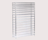 Metro Super Erecta 204-Bottle Cradle Wine Rack: Spacious and Stylish Storage Solution, 48" x 14" x 86 3/4"-Chicken Pieces