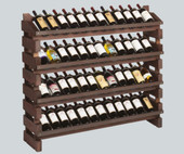 Franmara Modularack Pro Full Display Wooden 48 Bottle Wine Rack-Chicken Pieces