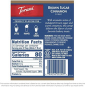 CHICKEN PIECES - Torani Brown Sugar Cinnamon Flavoring Syrup Plastic 750 mL Bonus Squeeze Pump