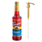 CHICKEN PIECES - Torani Cherry Flavoring Syrup Plastic 750 mL Bonus Squeeze Pump