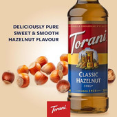 CHICKEN PIECES - Torani Classic Hazelnut Flavoring Syrup Plastic 750 mL Bonus Squeeze Pump