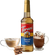 CHICKEN PIECES - Torani English Toffee Flavoring Syrup Plastic 750 mL Bonus Squeeze Pump