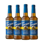 torani Torani Sugar-Free Classic Hazelnut Flavoring Syrup Plastic 750 mL Bonus Squeeze Pump