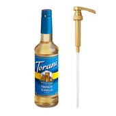 torani Torani Sugar-Free French Vanilla Flavoring Syrup Plastic 750 mL Bonus Squeeze Pump 