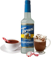 torani Torani Sugar-Free Peppermint Flavoring Syrup Plastic 750 mL Bonus Squeeze Pump