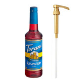 torani Torani Sugar-Free Raspberry Flavoring Syrup Plastic 750 mL Bonus Squeeze Pump 