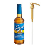 torani Torani Sugar-Free Toasted Marshmallow Flavoring Syrup Plastic 750 mL Bonus Squeeze Pump 