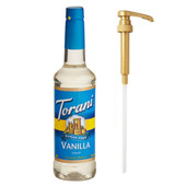 torani Torani Sugar-Free Vanilla Flavoring Syrup Plastic 750 mL Bonus Squeeze Pump 