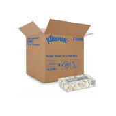 Kleenex Professional 125 Sheet 2-Ply Flat Facial Tissues Box - 48/Case