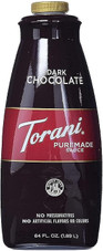 torani Torani Puremade Dark Chocolate Flavoring Sauce 64 fl. oz. Bonus Squeeze Pump