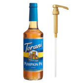 torani Torani Sugar-Free Pumpkin Pie Flavoring Syrup Plastic 750 mL Bonus Squeeze Pump 