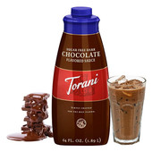 torani Torani Sugar-Free Dark Chocolate Flavoring Sauce 64 fl. oz. Bonus Squeeze Pump