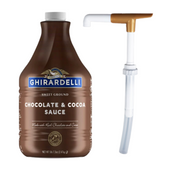 chicken pieces - Ghirardelli Sweet Ground Chocolate & Cocoa Flavoring Sauce 64 fl. oz. Bonus Squeeze Pump