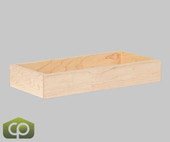 Cal-Mil Blonde 6" x 9" x 2" Maple Wood Merchandiser Box - Versatile Display Solution