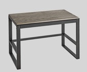 Cal-Mil Ashwood 32" x 18" x 24 1/4" Gray Oak Wood Nesting Merchandising Table | Versatile Presentation and Display Solution