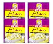  El Rey Ajiaco Seasoning 20g (4-Case) - Authentic Ajiaco Spice Blend with Onion & Garlic 