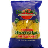 Don Pancho Home Style Chips 21 oz/(7-Case) - Family Size Homestyle Tortilla Chips