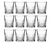 Libbey Carats 12 oz. Rocks/Double Old Fashioned Glass - 12/Case-Chicken Pieces