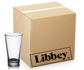 Libbey Restaurant Basics Case - 24-Pack Rim Tempered Mixing Glasses, 16 oz.-Chicken Pieces