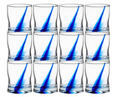 Libbey 12/Case - Blue Ribbon Impressions 12.5 oz. Rocks / Double Old Fashioned Glass-Chicken Pieces