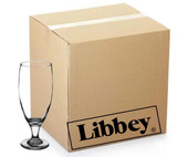 Libbey Embassy Case of 24 Crystal Clear 16 oz. Stemmed Pilsner Glasses-Chicken Pieces