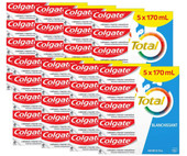 Colgate Total Whitening Toothpaste, 5 x 170 mL (Pack of 8)-Chicken Pieces