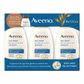 Aveeno Skin Relief Body Wash, 532 mL Cleansing, 3-count(8/CASE)-Chicken Pieces