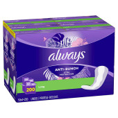 Always Anti-Bunch Xtra Protection Daily Liners Long, (8/CASE)-Chicken Pieces