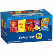 Frito-Lay Flavoured Snacks, Variety Pack, 54 × 28 g (6/CASE)-Chicken Pieces