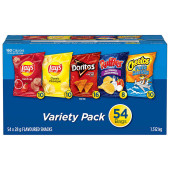 Frito-Lay Flavoured Snacks, Variety Pack, 54 × 28 g (6/CASE)-Chicken Pieces