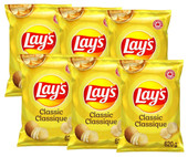 Lay's Classic Potato Chips, 620 g  (6/CASE) - Gluten-Free-Chicken Pieces