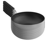 Vollrath 11" Flat Bottom SteelCoat x3 Non-Stick Stir Fry Pan (6/CASE)-Chicken Pieces