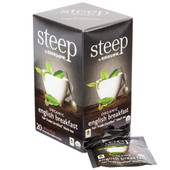 Steep By Bigelow Organic English Rich Breakfast Tea Bags - 20-Count(6/CASE)-Chicken Pieces