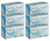 Twinings Pure Chamomile Herbal Relaxing & Caffeine-Free Tea Bags - 25-Count Box(6/CASE)-Chicken Pieces