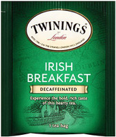 Twinings Irish Individually Wrapped Decaffeinated Tea Bags - 20-Box(6/CASE)-Chicken Pieces