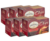 Twinings Ultra Spice Bold and Spiced Chai Tea Bags - 20-Box(6/CASE)-Chicken Pieces