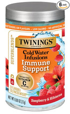 Twinings Cold Infuse Immune Support Raspberry & Hibiscus - 10/Pack(6/CASE)-Chicken Pieces