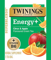 Twinings Superblends Energy Boost Citrus & Apple Green Tea- 16/Box(6/CASE)-Chicken Pieces