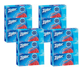 Ziploc Brand Large Freezer Bags - 3 / 50 Case Easy-Open Tabs(4/packs)-Chicken Pieces