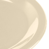 Carlisle Kingline 6 1/2" Tan Pie Plate - 48/Case. CHICKEN PIECES.