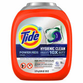 Tide Hygienic Clean Heavy Duty Power PODS Laundry Detergent Pacs - 76-Count Original Scent, (4/Case)-Chicken Pieces