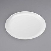 American Metalcraft 16" White Melamine Pizza Plate - 4/Case. CHICKEN PIECES.