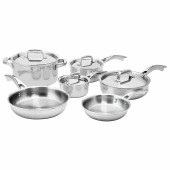 ZWILLING SIGMA Clad 3-ply TruClad Cookware Set, 10-piece-Chicken Pieces