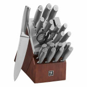 HENCKELS MODERNIST German Stainless Self-sharpening Knife Set, 20-piece-Chicken Pieces