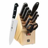 Zwilling Twin Gourmet Knife Culinary Excellence Block Set, 10-piece-Chicken Pieces