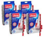 Vileda ProMist Max Scrub Pad Mop Head Refill - Deep-Cleaning (4/Case)-Chicken Pieces