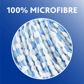 Vileda SuperMop Microfibre - Deep Cleaning, Removes 99% of Bacteria(4/Case)-Chicken Pieces