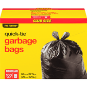 NO NAME Regular Club Size Garbage Bags, 100 Bags(8/Case)-Chicken Pieces